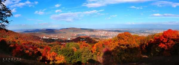 Panoramic scenery from Normafa